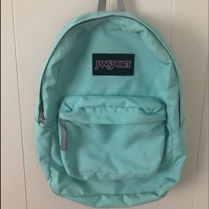 Jansport backpack- aqua blue